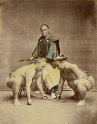 Sumo-Ringer, ca. 1880